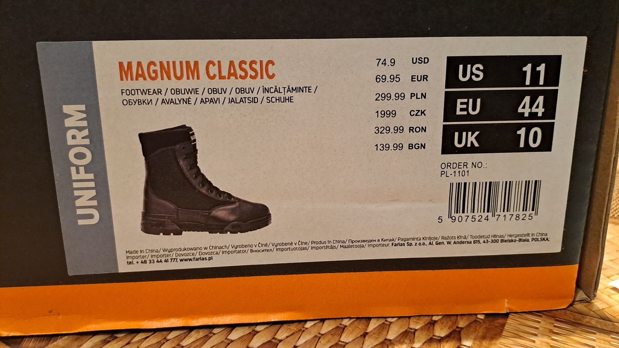 Тактически обувки Magnum  44 номер