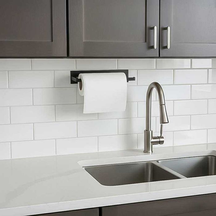 Поставка за кухненска хартия 25 см