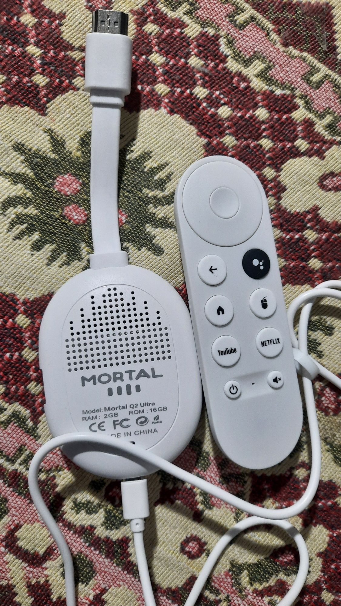 Mortal Cromecast with Google TV