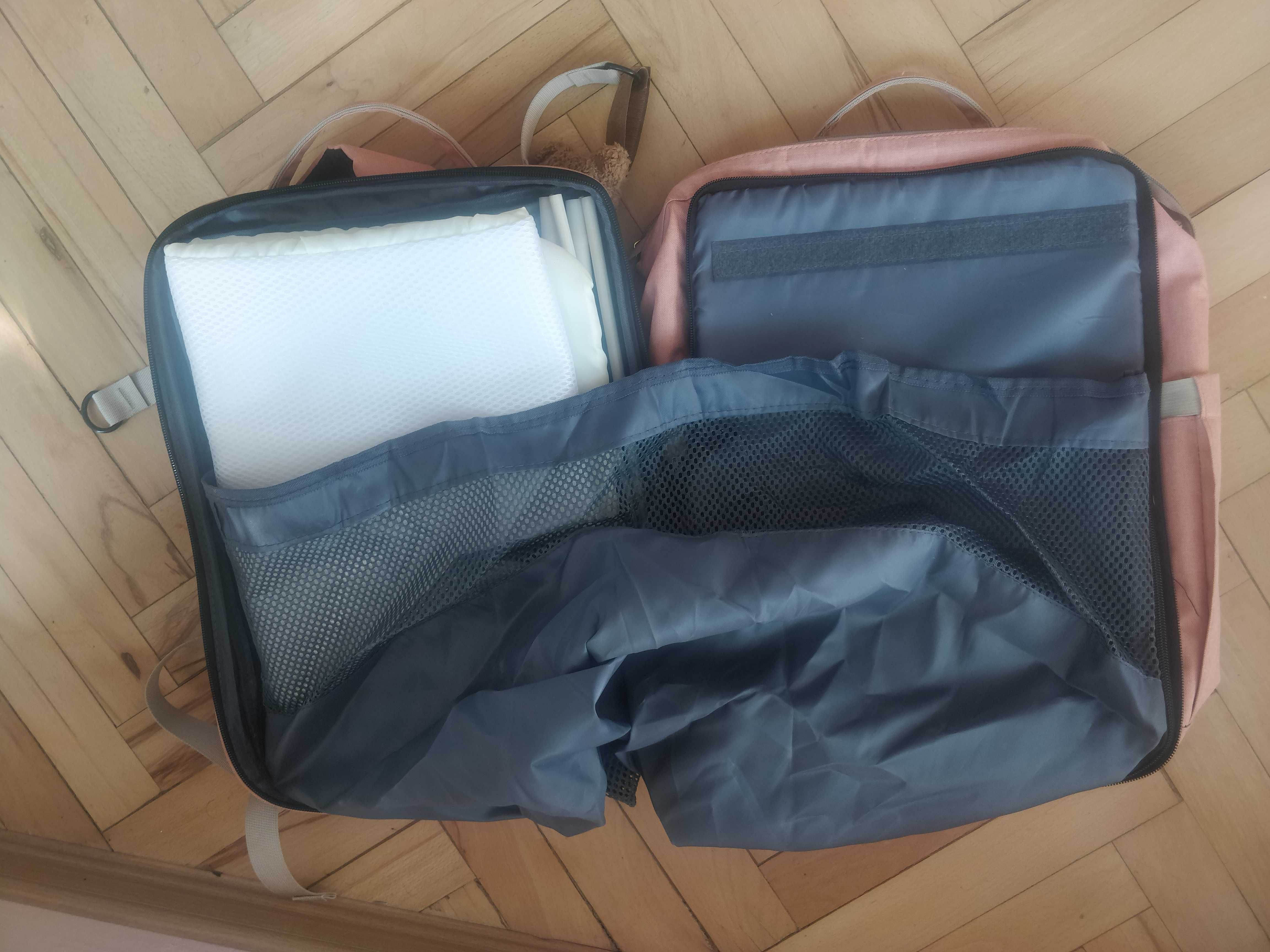 Неизползвана раница/легло за бебешки принадлежности и смяна памперси