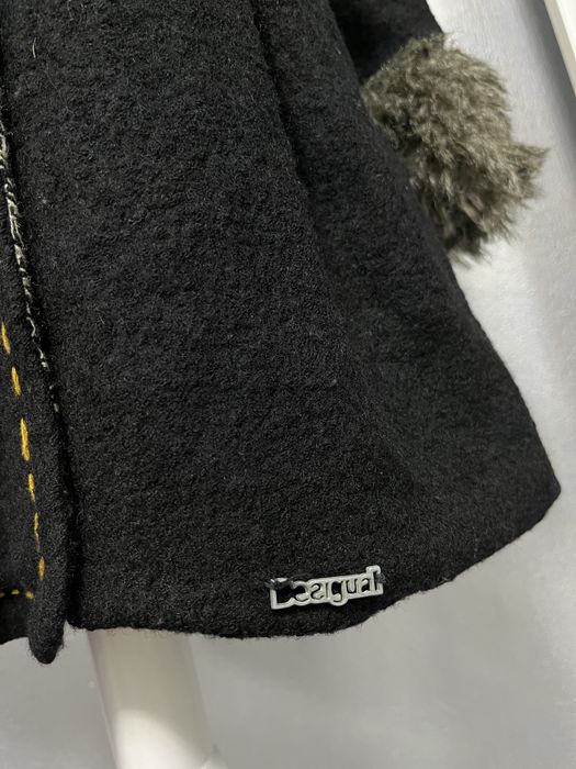 Palton Deisigual cu Blana Ecologica