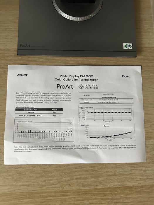 ASUS ProArt PA278QV — 27"