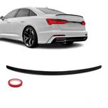 Eleron Portbagaj Lip Codita pentru Audi A6 C8 S6 (2019+), Negru Lucios