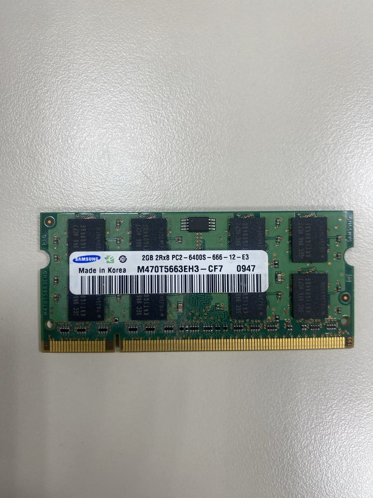 ОЗУ для ноутбука DDR2 на 2 гб