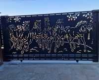 Gard din tablă depitată cnc