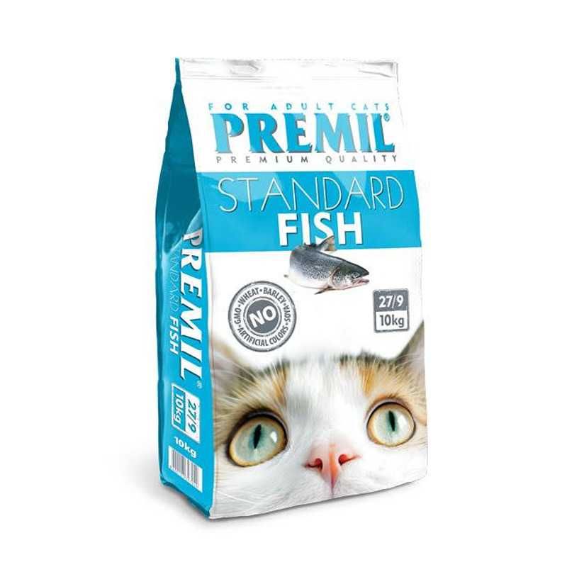 PREMIL - Пълноценна храна за котки различни вкусове-10кг.
