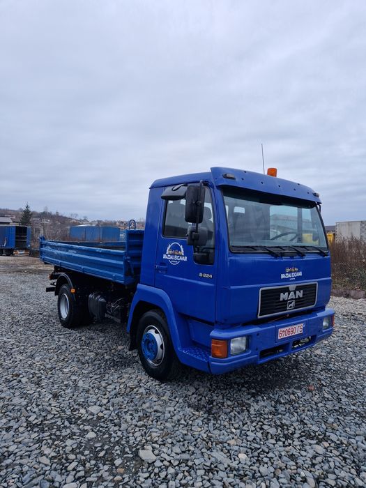 Man L2000 7,5t basculabil 3 părți meiller kipper (iveco mercedes)