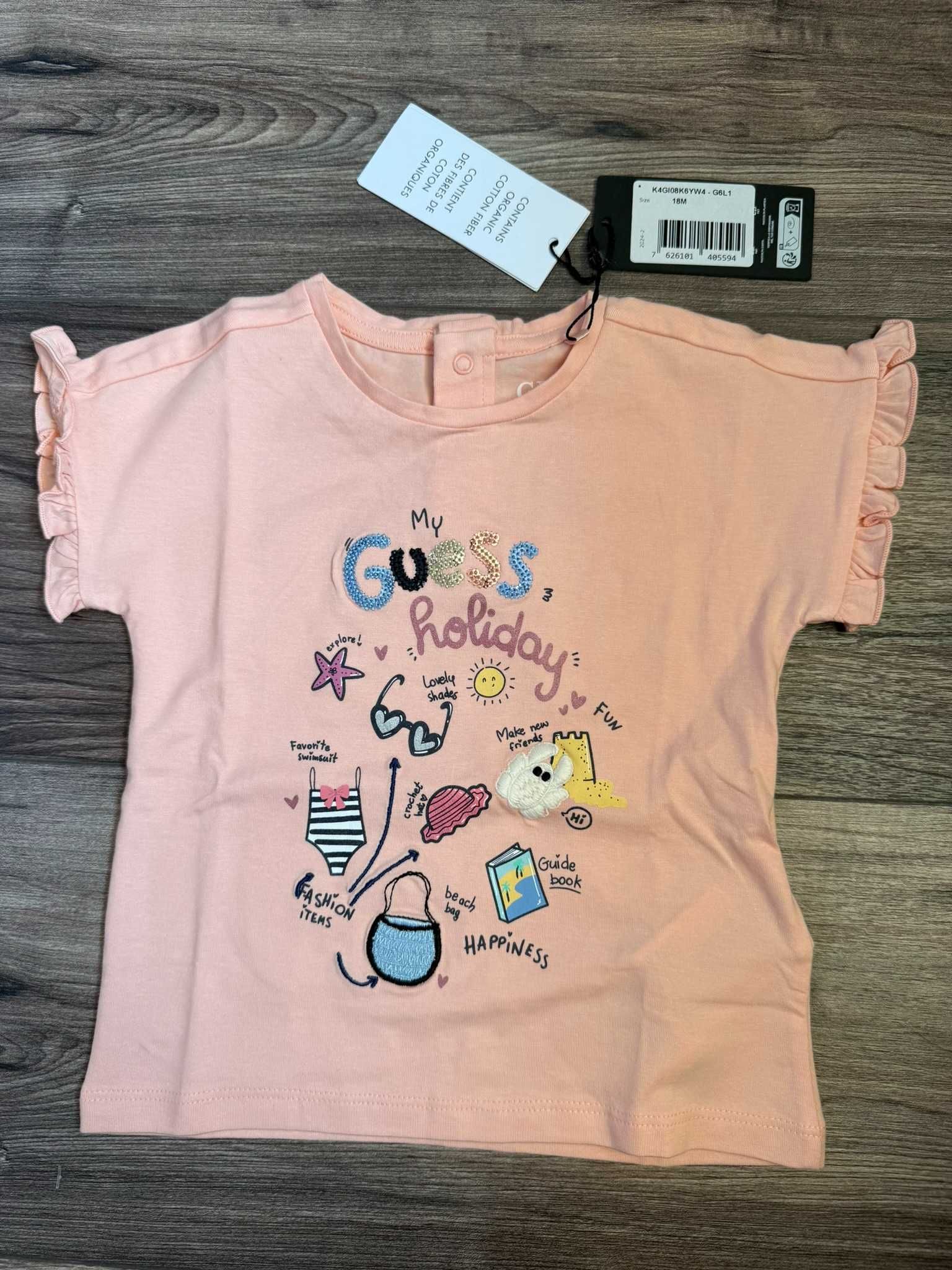 нови оригинални детски тениски Guess