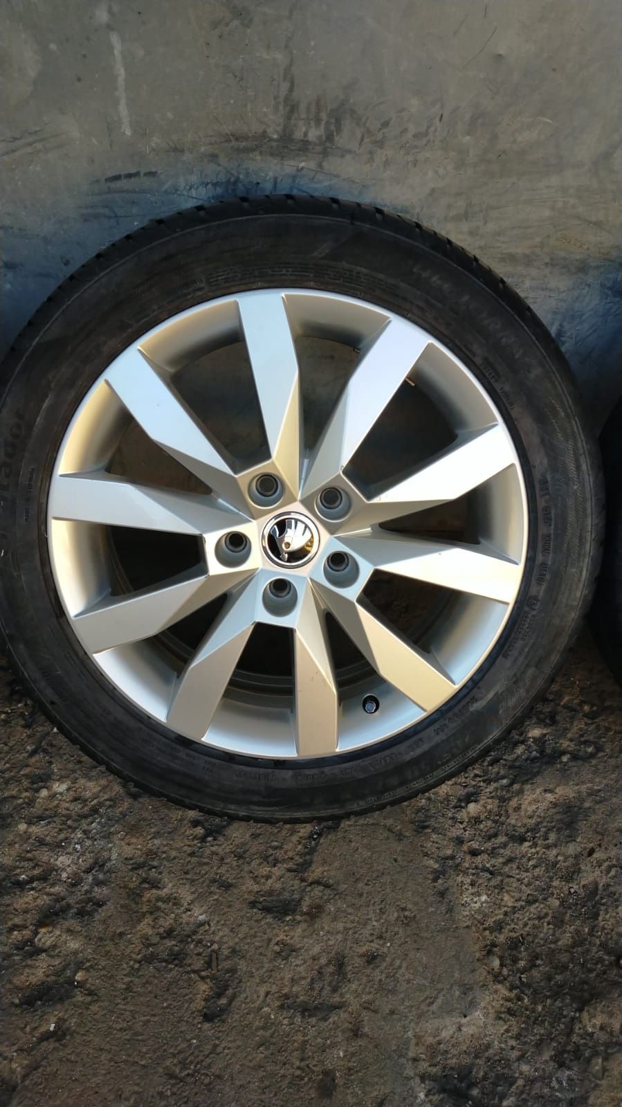 Jante de aliaj originale pt Skoda Octavia 5x112 pe 17 țoli