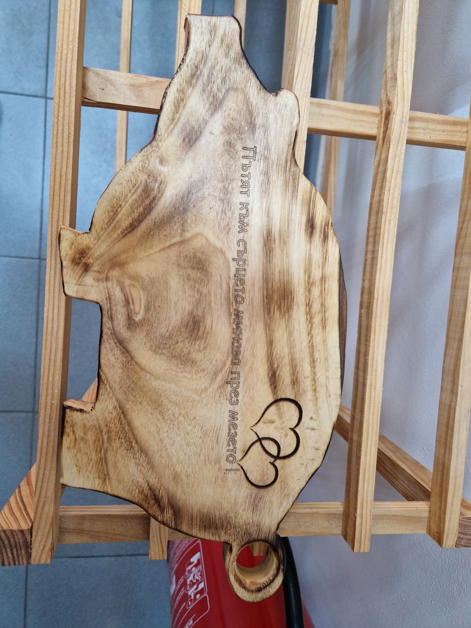 Дървена дъска за рязане