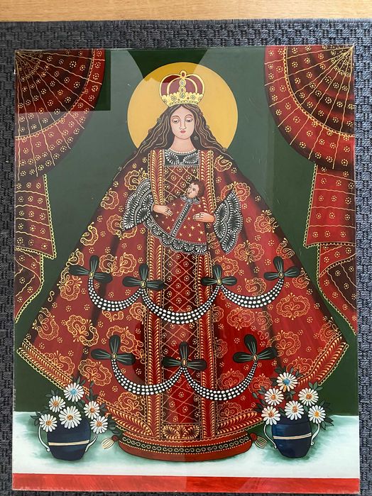 Vand icoane, pictate pe sticla