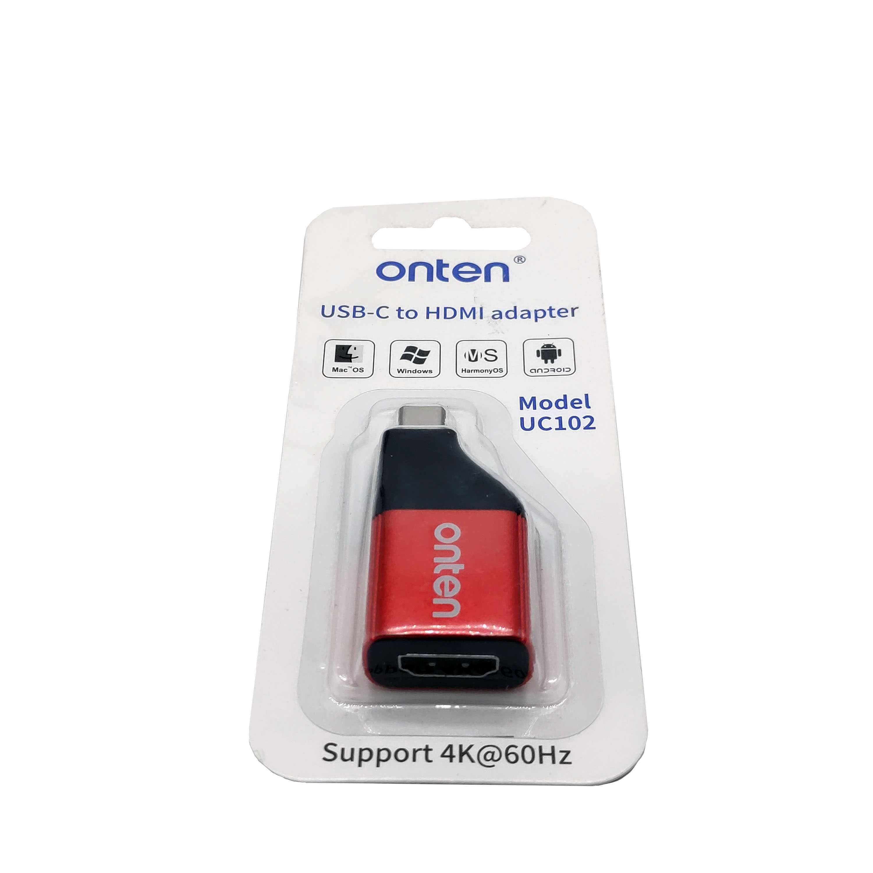 Переходник Usb Type - C To HDMI Onten UC 102 mini
