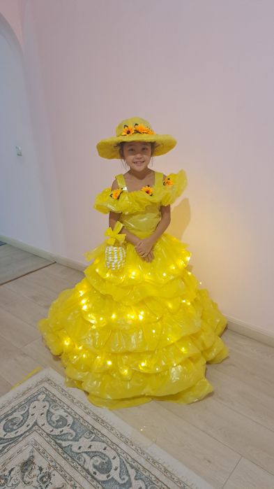 Платье на осенний балл 7, 8, 9 лет