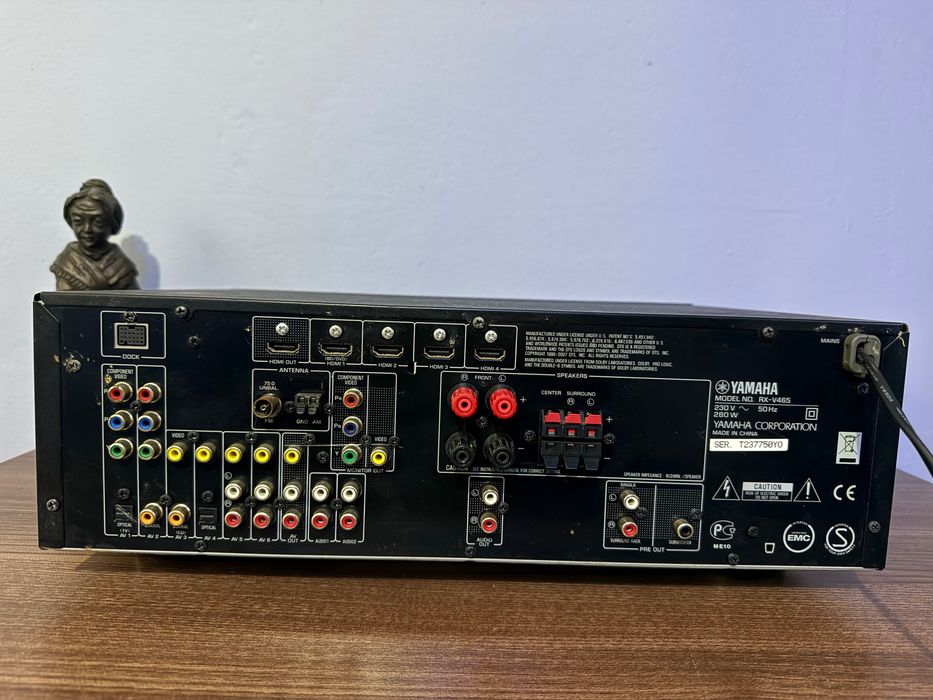 Yamaha RX-V465 – мощен 5.1 AV ресийвър с кристален звук!