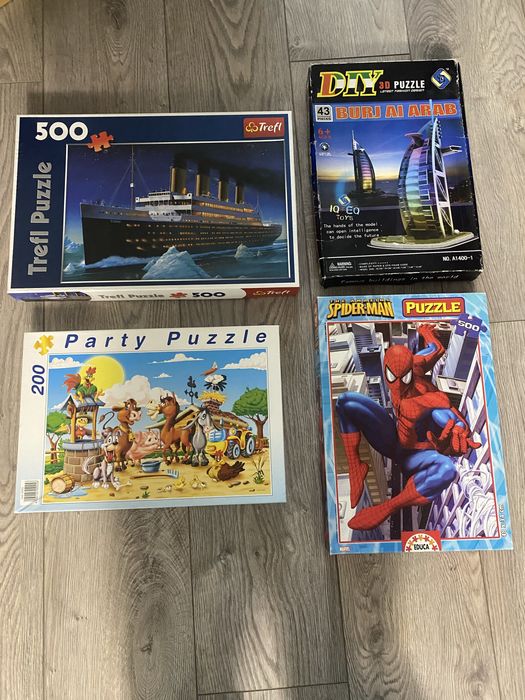 Пъзел Spider-Man/Titanic/Animals/3D/Disney