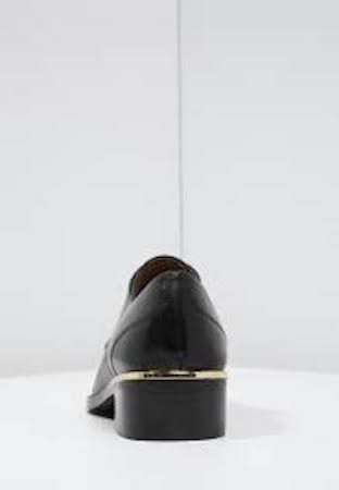 Черни ежедневни обувки от естествена кожа 41 н.