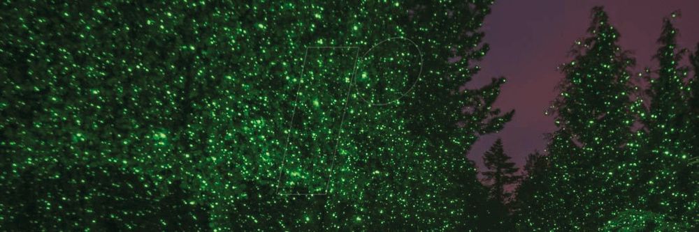 многоточков зелен лазер, градинска декорация, Luхula