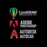 AutoCAD 3DsMax Автокад Photoshop CorelDraw Microsoft Office Установка