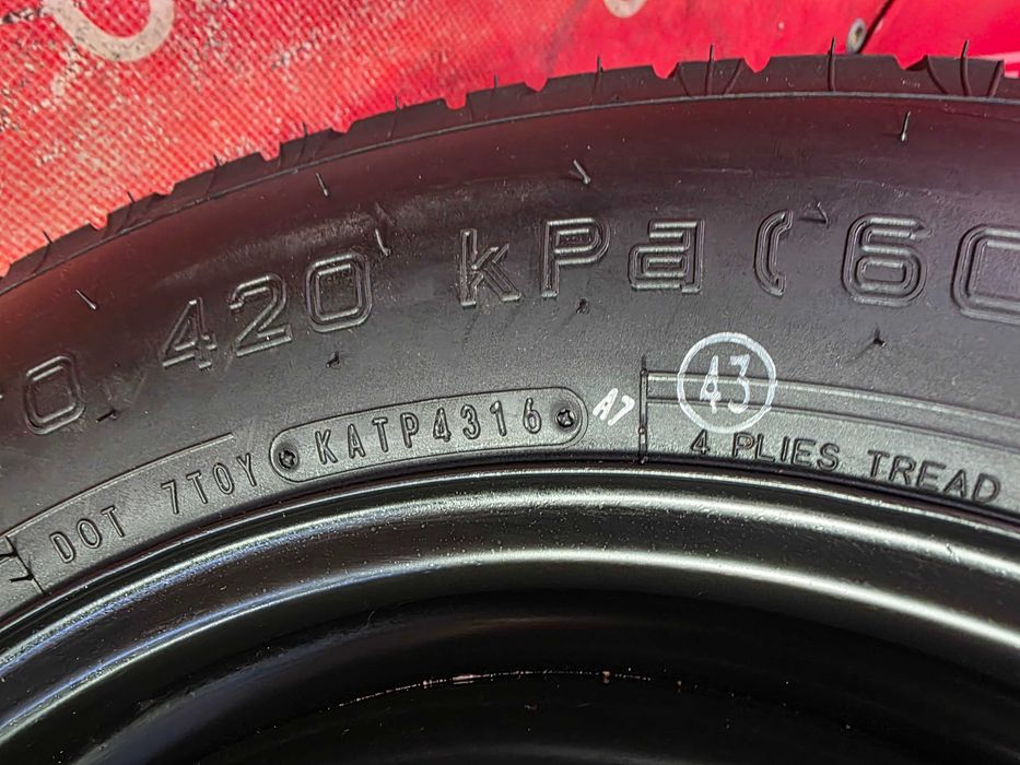 Roata Rezerva 5x114.3 17'' 155/90/17 OE Renault Kadjar Austral Nissan