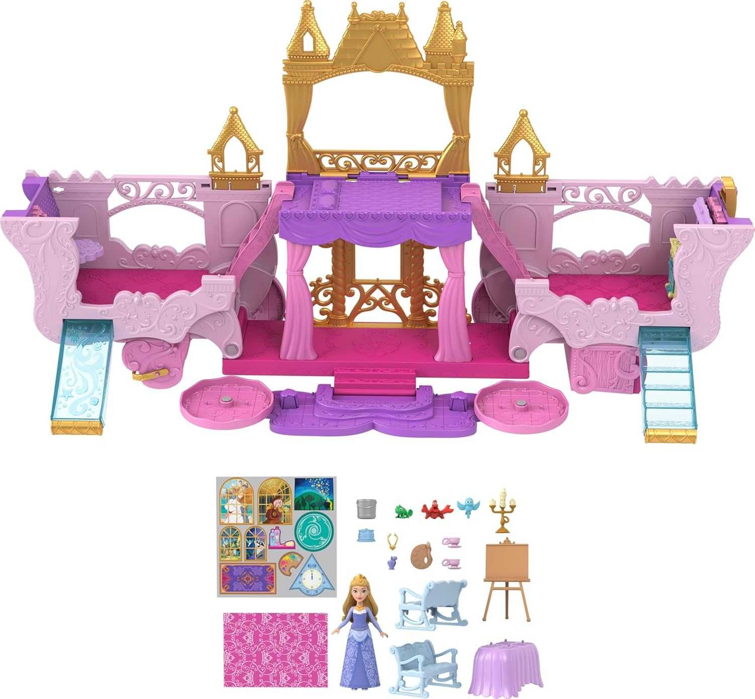 Disney Princess от Mattel, трансформирующийся набор «Карета в замок»