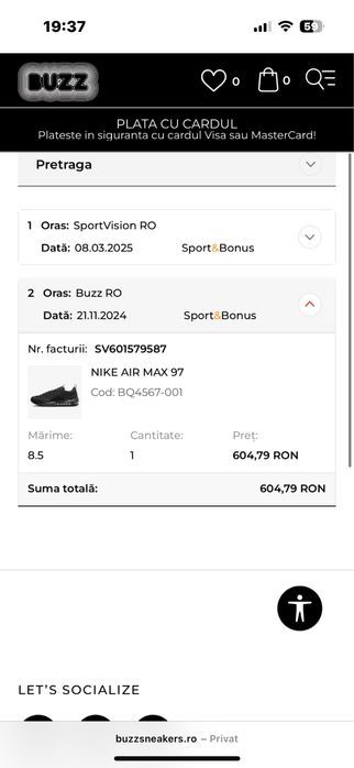 Vand nike air max 97