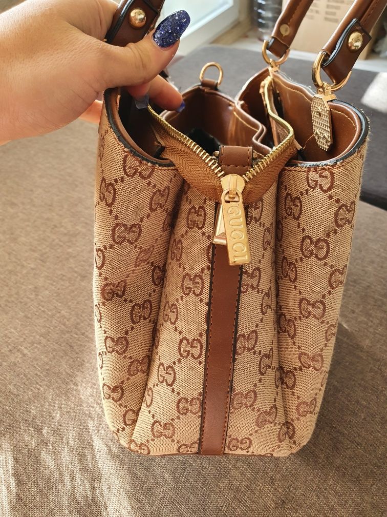 Дамска кафява чанта GUCCI