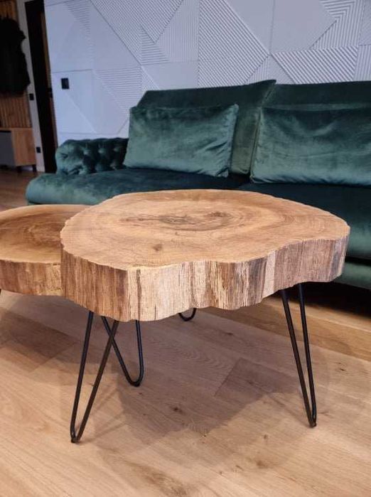 NOU - Mese cafea / living din lemn masiv (handmade)