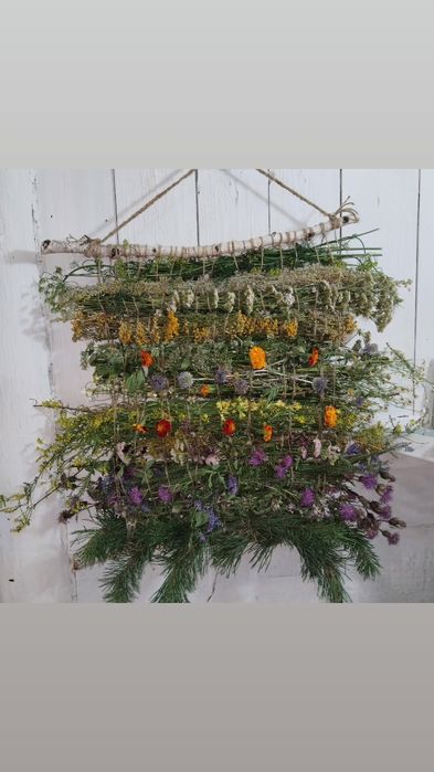 Фито-панно.Травяной коврик в баню.Подарок!к