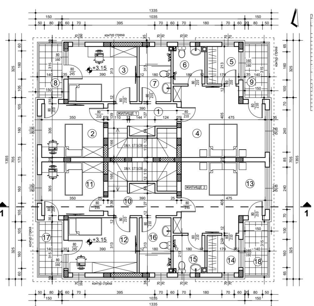 Продава се Къща в Пловдив, Беломорски - 186 кв.м за 1022 €/кв.м - Снимка #3