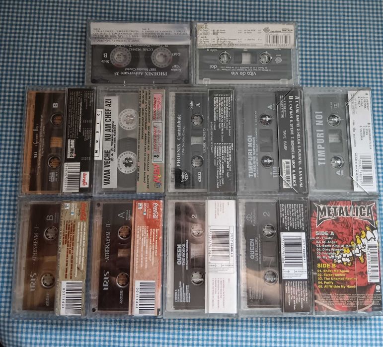 Caseta audio,Rock,Iris,Vama veche,Phoenix, Timpuri noi,Cargo,Queen,VH2