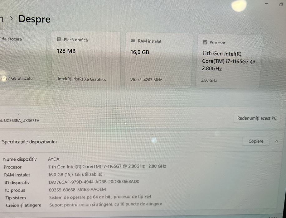 ASUS ZenBook Flip 13 OLED UX363EA