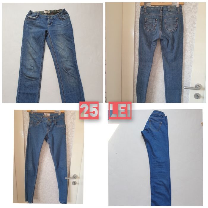 Blugi / jeansi / pantaloni, pepe jeans, one green elephant, zara