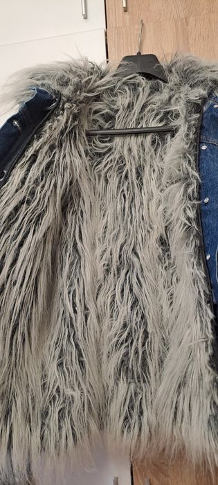 Дънково яке ONLY размер L с пух