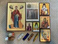 Obiecte bisericesti, diverse icoane si bratari
