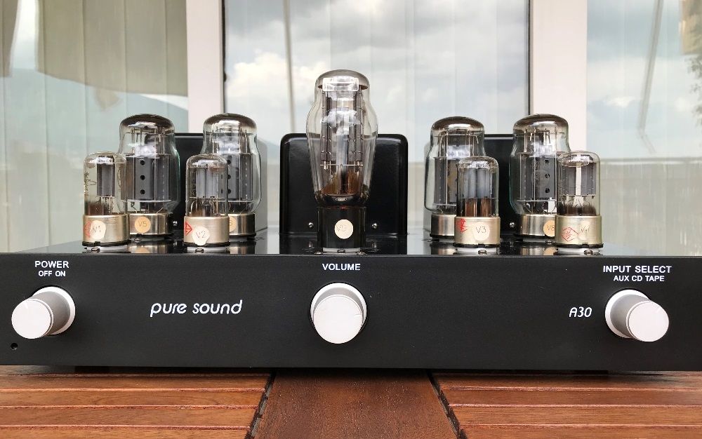 Продава аудиофилски лампов усилвател Pure Sound 30A. 2 500 лв