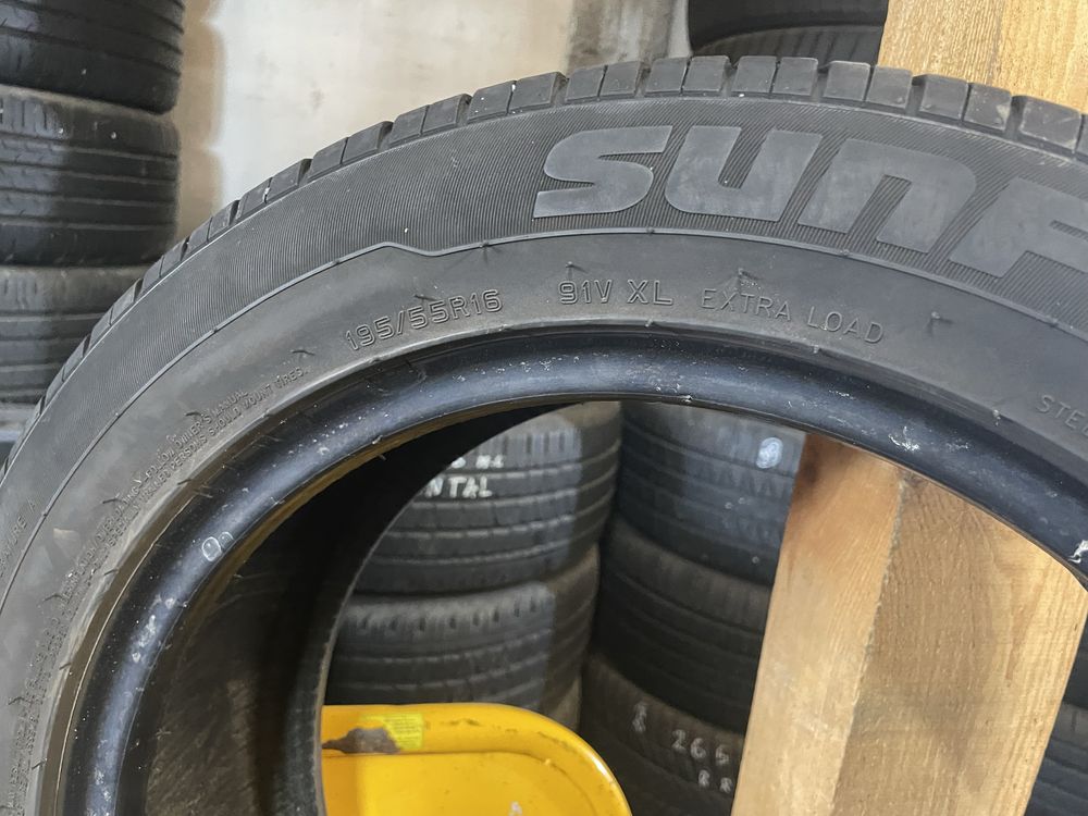 2бр. Sunfull SF888 195/55/16, 6.5мм, ДОТ 2015