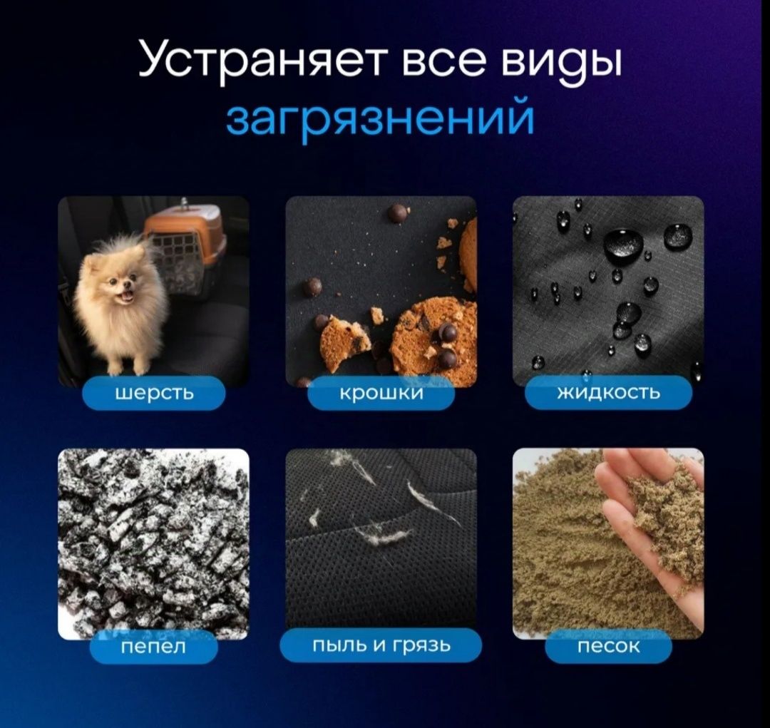 Пылесос для автомобиля и для дома беспроводной