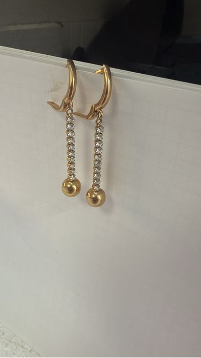 Продам золотые сережки