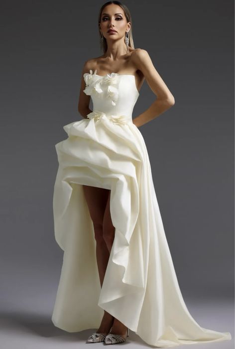 Официална бяла рокля Bella Barnet