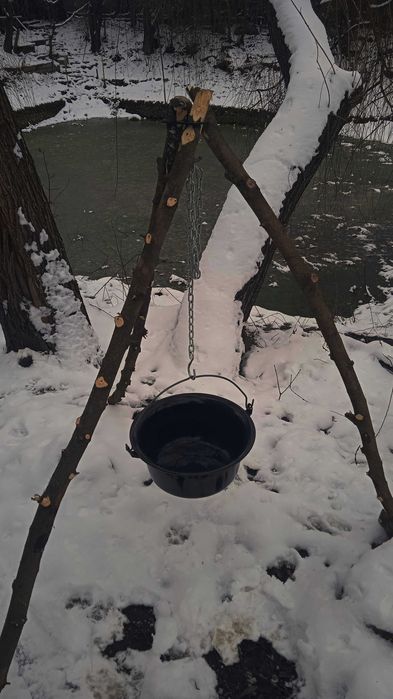 Suport ceaun, bushcraft, camping