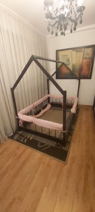 Patut copil din lemn masiv