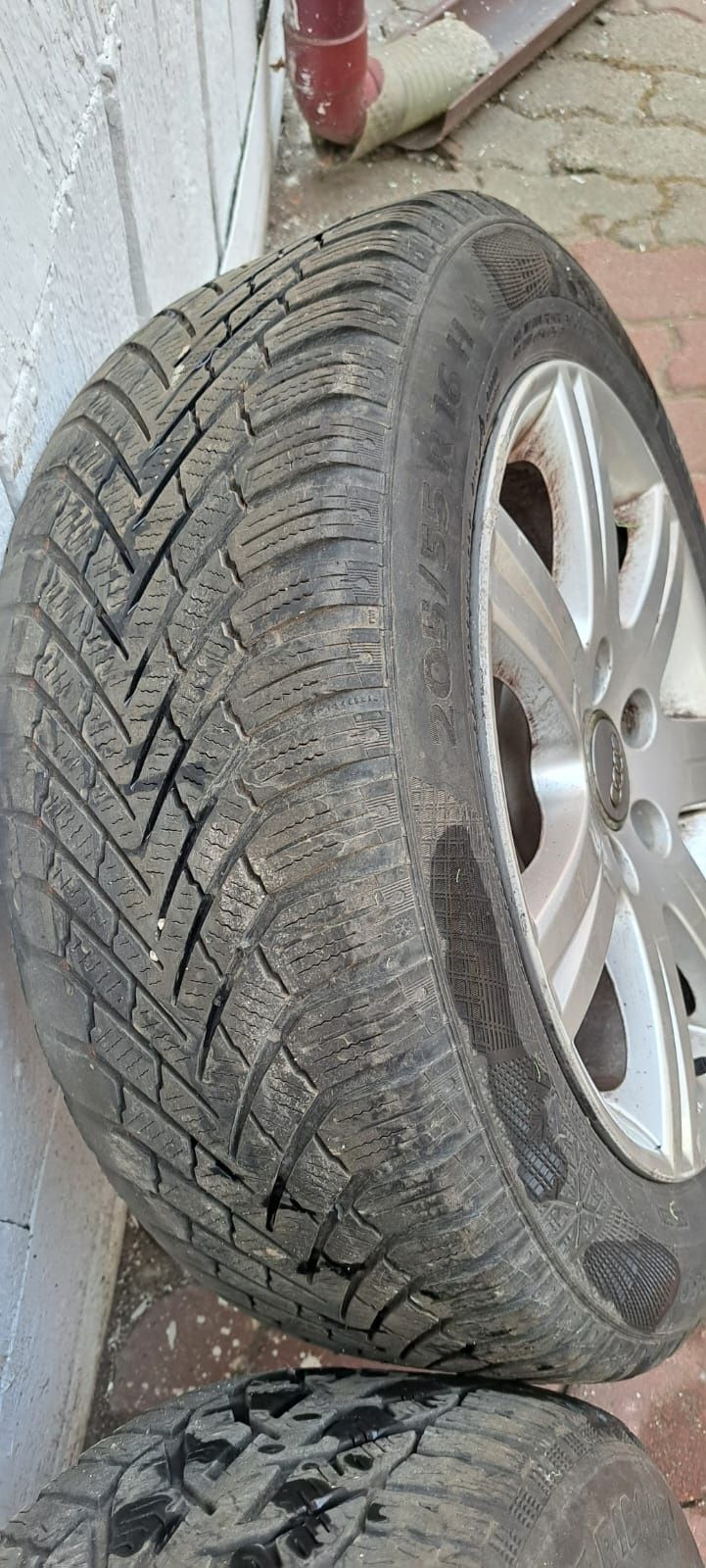 Jante audi R16 cu cauciucuri iarna