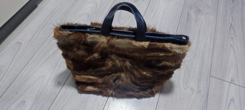 Чанти естествена косъм лисица