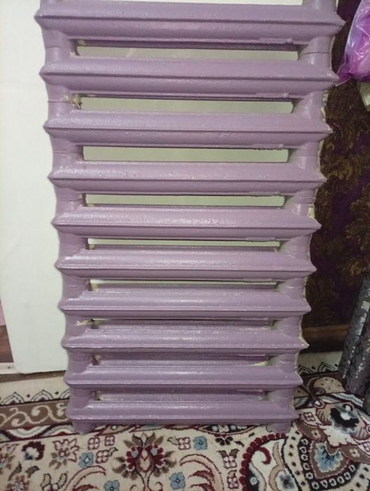 Чугунная батарея.10 секций,2х палая(