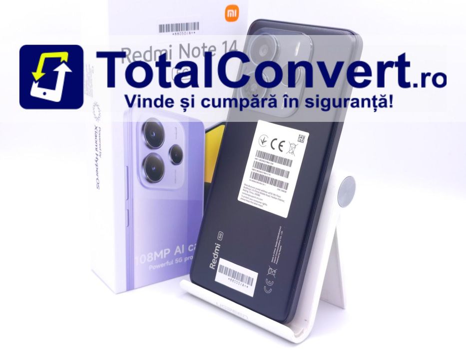 Xiaomi Redmi Note 14 5G 256GB Midnight, Garantie 24 luni | #D88050