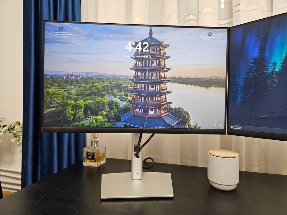 2 x Monitor Dell P2422H 23.8'' (IPS Full HD, 99% sRGB colour gamut)