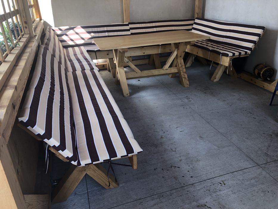 Mobilier rustic pentru gradina / foisor / terasa