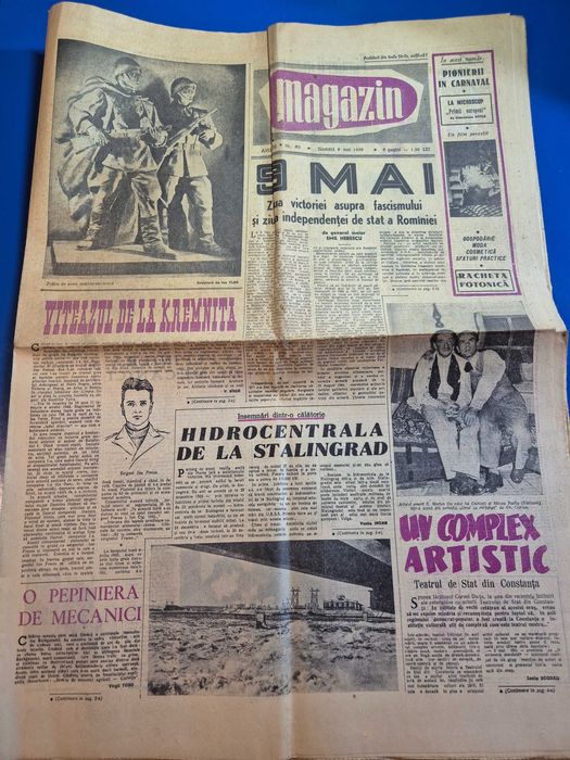 colectie mare de ziare,aprox 8000 buc, romania libera,scanteia,magazin