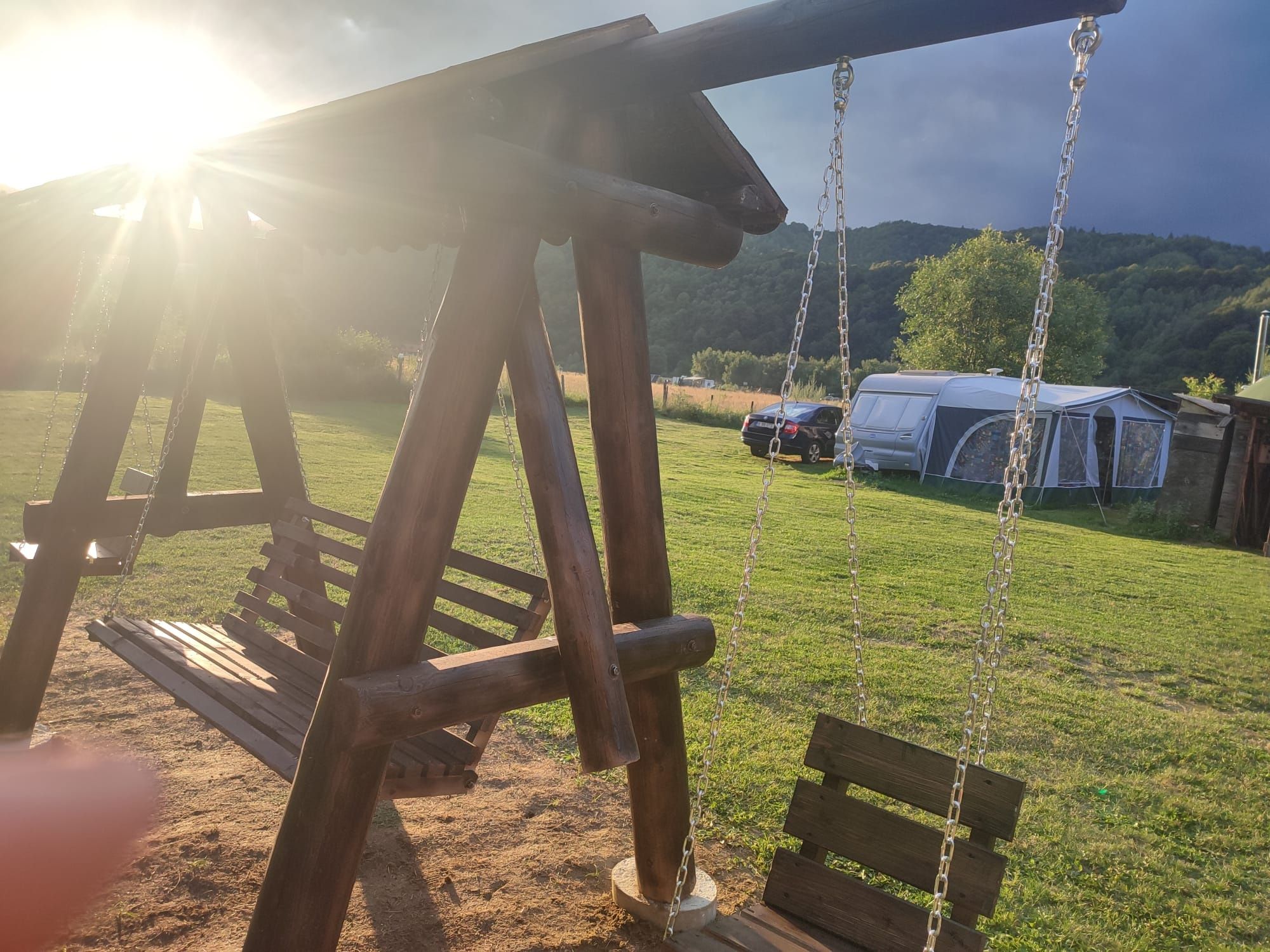 Leagan gradina/balansoar rustic