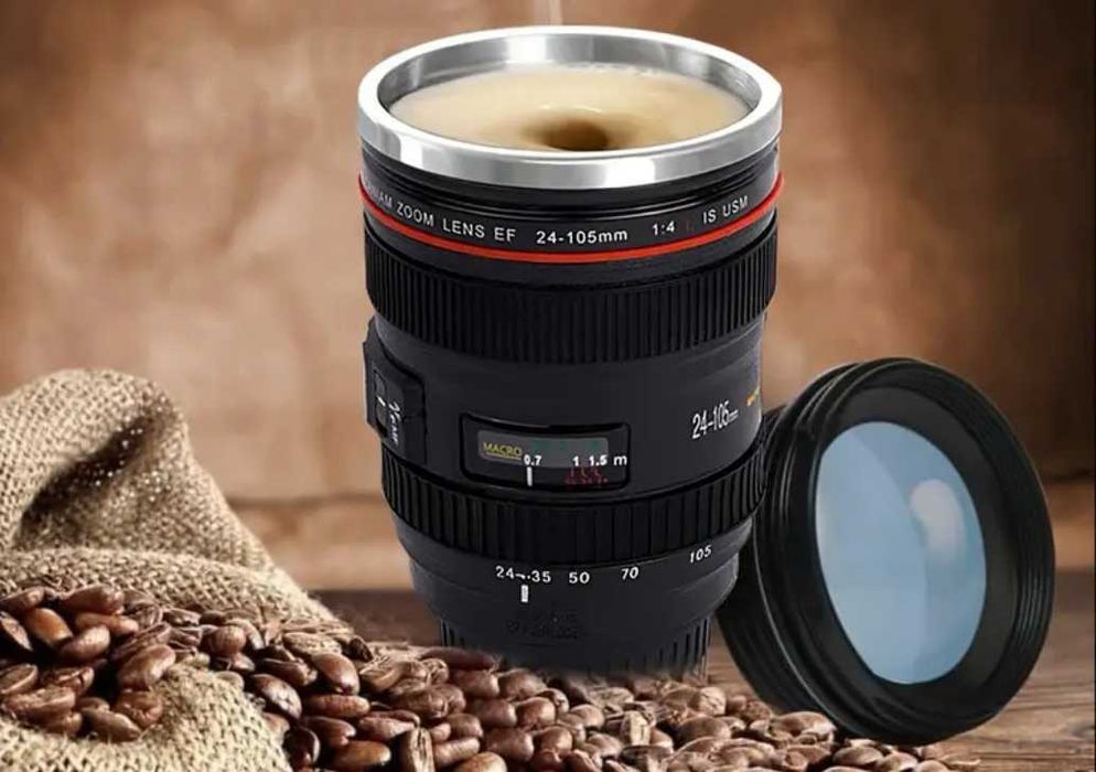 Cană cafea forma Obiectiv Foto - nouă